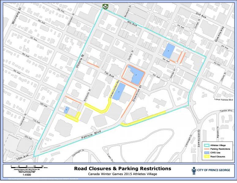 Road closures during Winter Games