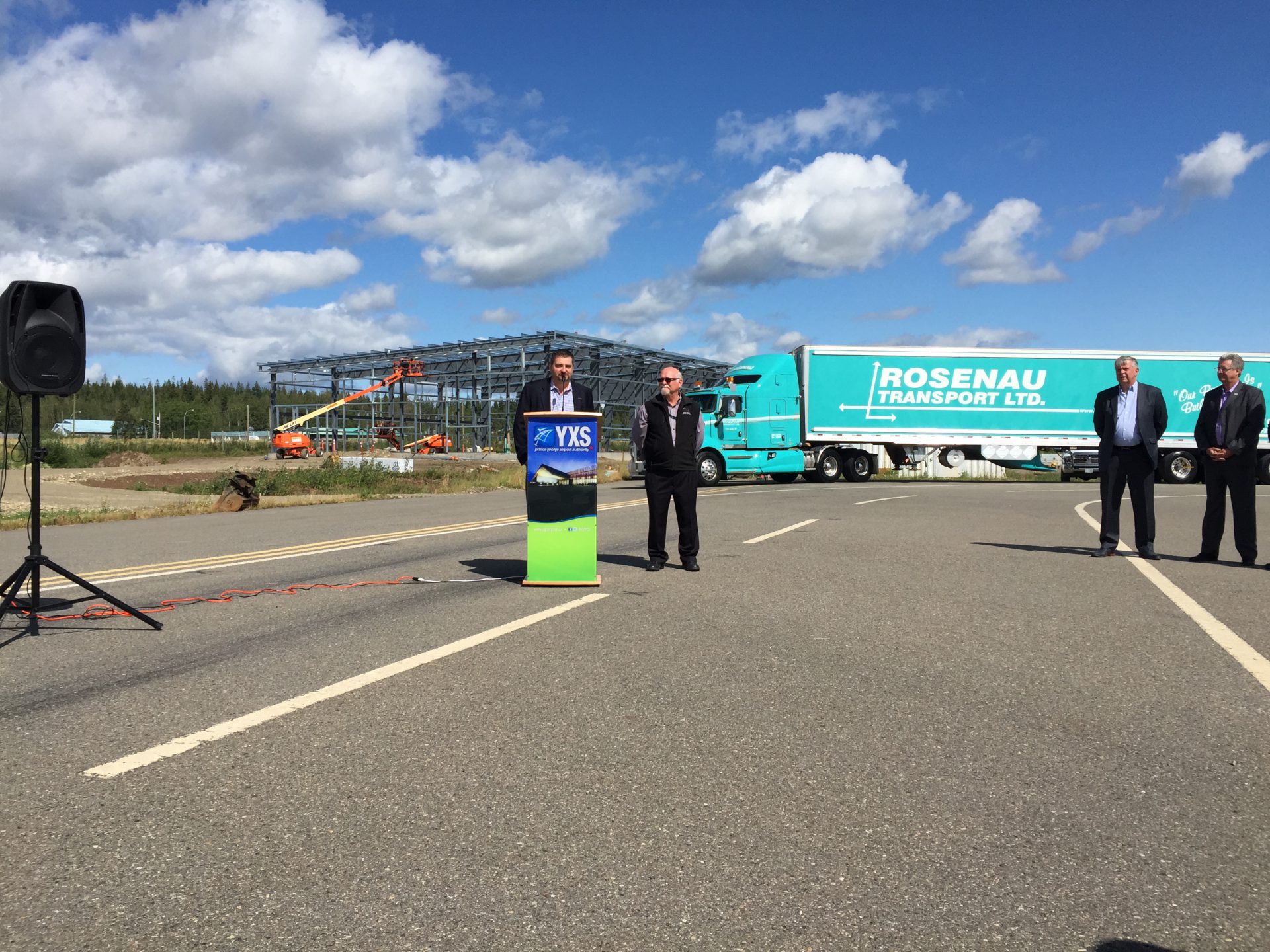 Tennant for YXS cargo facility announced