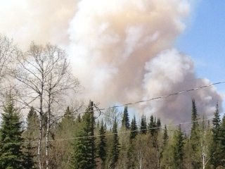 Rainy weather helps wildfire situation