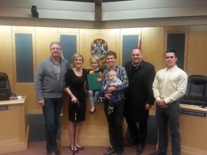 Pint-sized hero honoured at City Hall