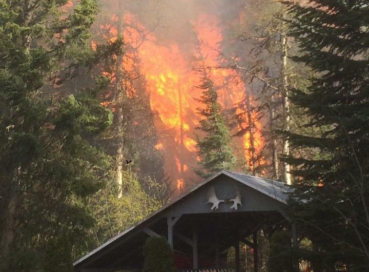 Fierce start to fire season prompts open burning ban in Prince George Fire Centre