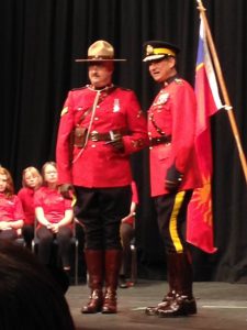 Corporal Tyreman receiving his Bronze Clasp