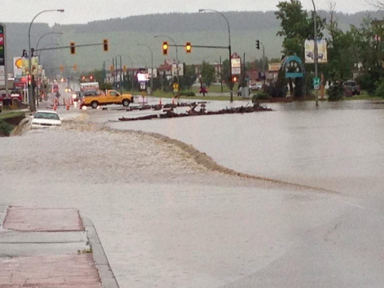 Bridge washouts, evacuations in BC’s Peace Region