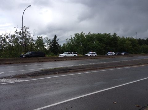 UPDATE: Male’s body found near Highway 97’s Massey Drive off-ramp