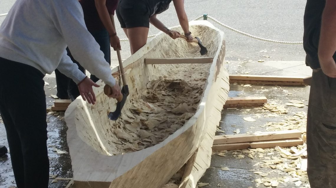 dugout canoe project at exploration place will make a