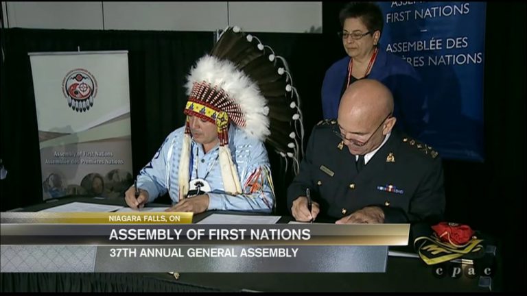 Assembly of First Nations sign agreement with RCMP to fight racism within force