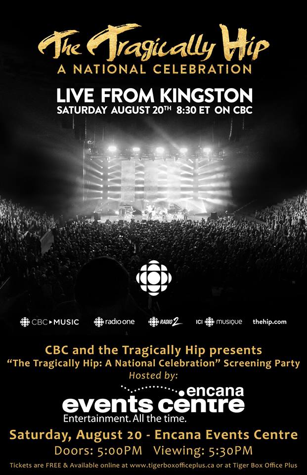 How to watch the Tragically Hip’s final show in Prince George