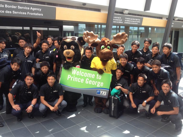 Team Japan lands in Prince George, ready for WBC