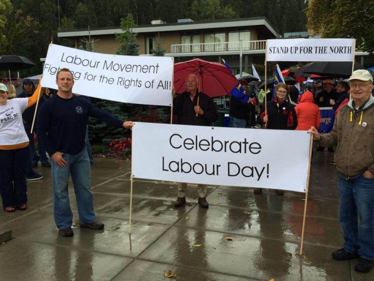 City Hall lawn full for Labour Day Celebration