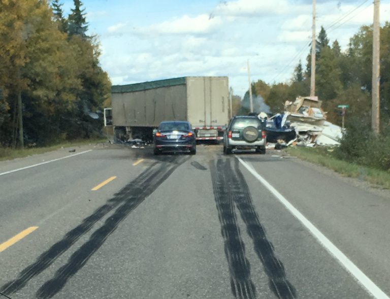 UPDATE: School bus involved in 3-car accident on Hart Highway, no injuries