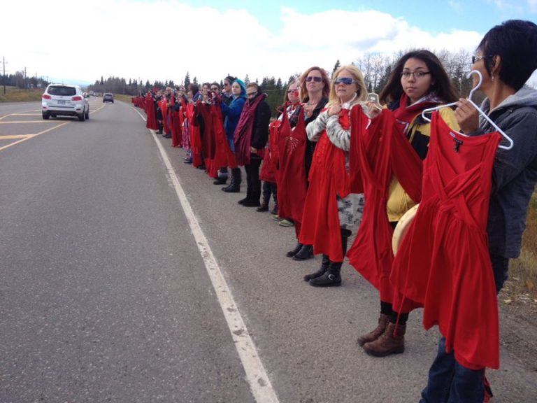 Red Dress Campaign drapes Prince George