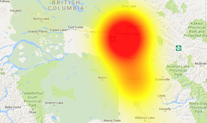 UPDATE: Shaw service restored in Prince George and the Cariboo