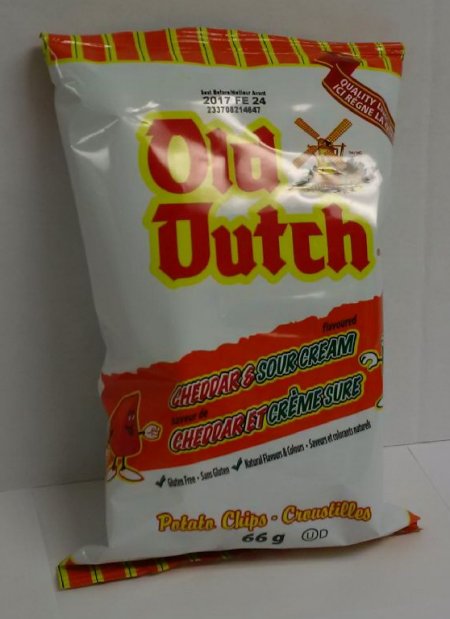 Recall issued for Old Dutch Sour Cream and Cheddar chips sold in 4 provinces