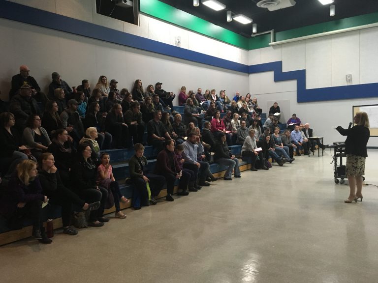 Two new portables to help with growing enrolment at Springwood Elementary