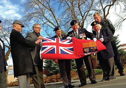 Prince George commemorating Vimy Ridge today