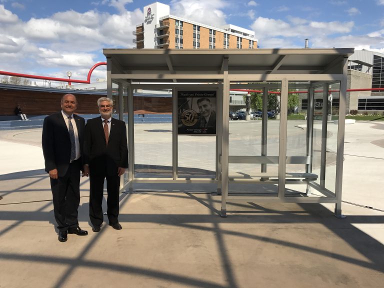 PWT giving city pair of heated bus shelters for golden anniversary