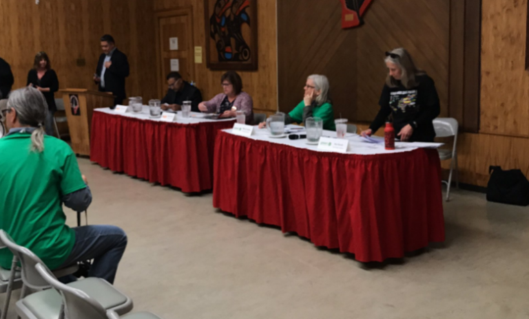 PG NDP, Green Party reps speak at Native Friendship Centre; Moderator ‘Disappointed’ Liberals no-showed