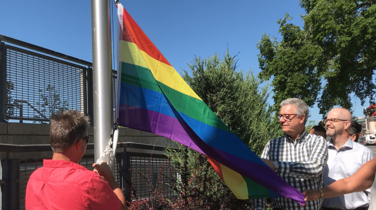 Rainbow Flag now waving at City Hall to celebrate PG’s 20th annual Pride event