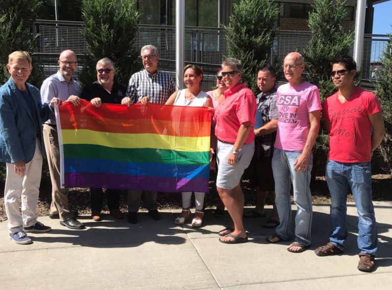 Pride Flag flies at City Hall