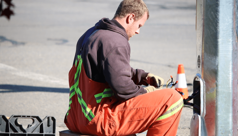 Progress has been made on Ferry & Ospika’s new traffic lights