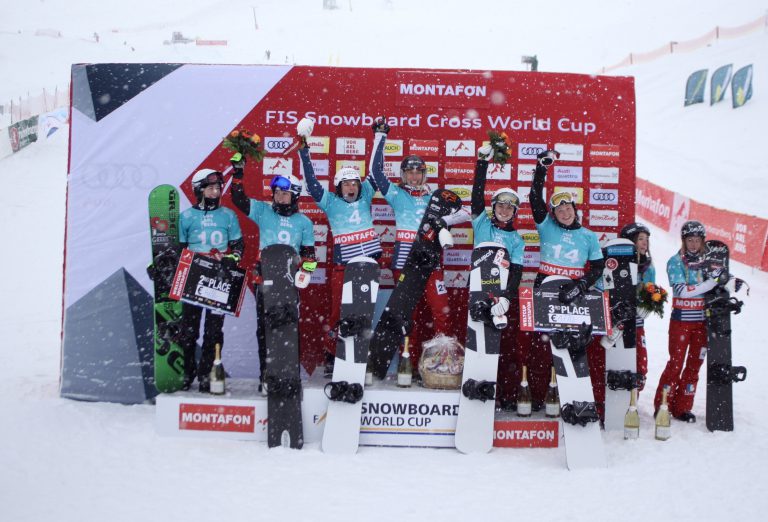 Local snowboarder takes silver in team event