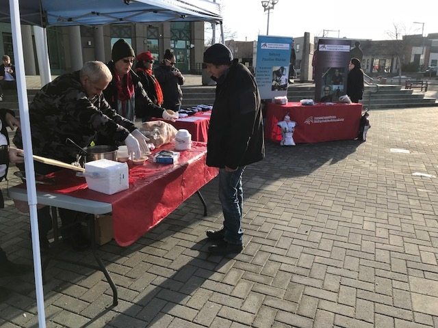 Prince George Community Members Showing Support For World AIDS Day