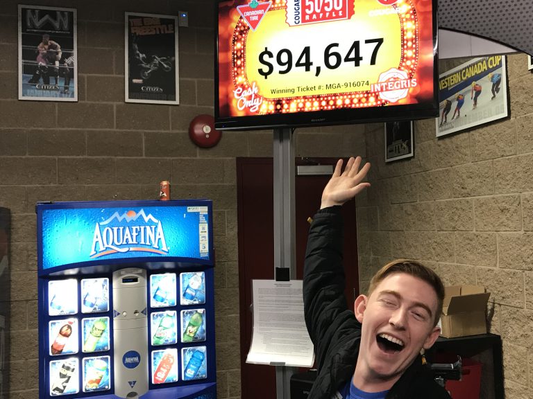 Lucky Man Walks Away From Cougars Mega 50/50 with $47,324