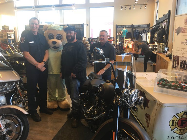 Prince George resident wins new motorcycle in 2018 Firefighters raffle