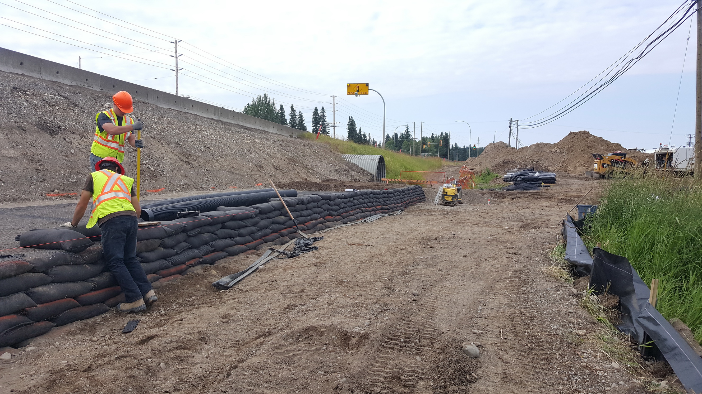 Hwy16 fourlane project west of Prince nears completion My