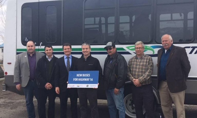 Three new buses connecting Prince George, Burns Lake and Smithers