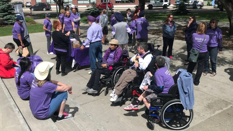 WATCH: PG residents wear purple, walk to raise awareness on elder abuse