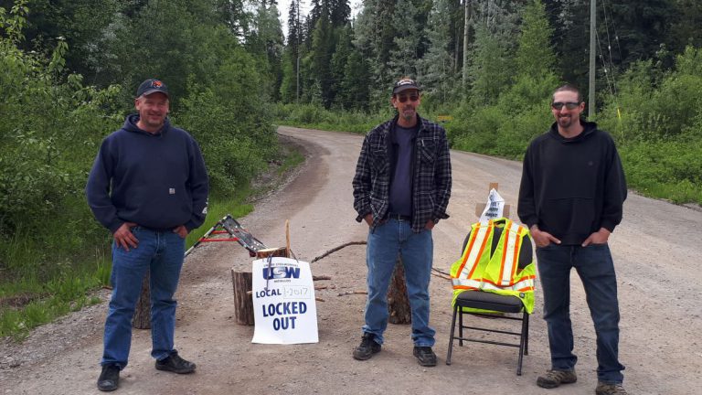 ‘Fighting for tomorrow’s generation’: strike action continues at Mount Polley