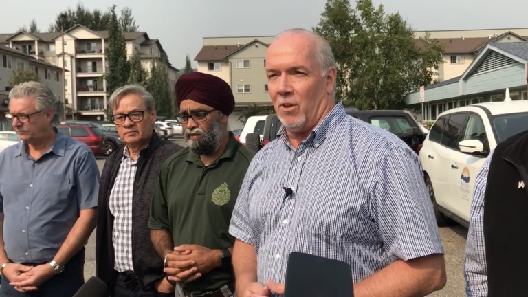 WATCH: Premier Horgan addresses wildfires, concerned of dry forests from previous seasons