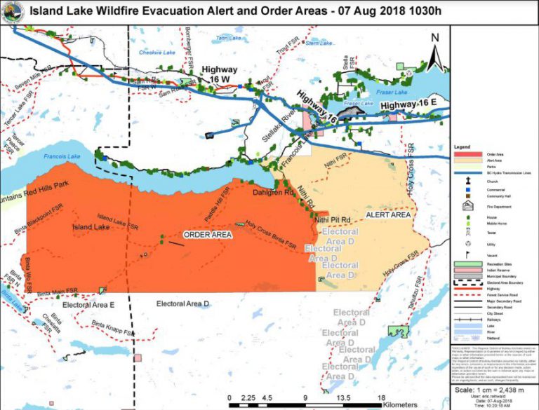 RDBN expands Island Lake Evacuation Zones a second time