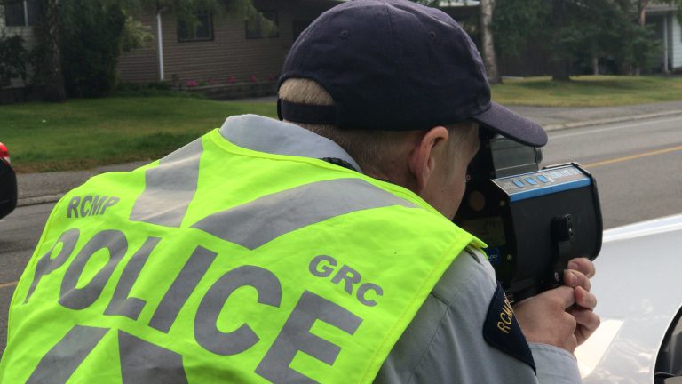 WATCH: PG RCMP ticket several vehicles on first day of school