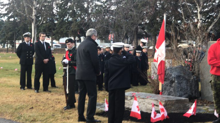 WATCH: Prince George walks in solidarity for fallen soldiers