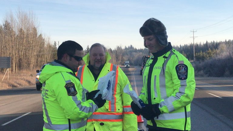 WATCH: Drivers on Highway 16 west of PG prepped for safe winter driving