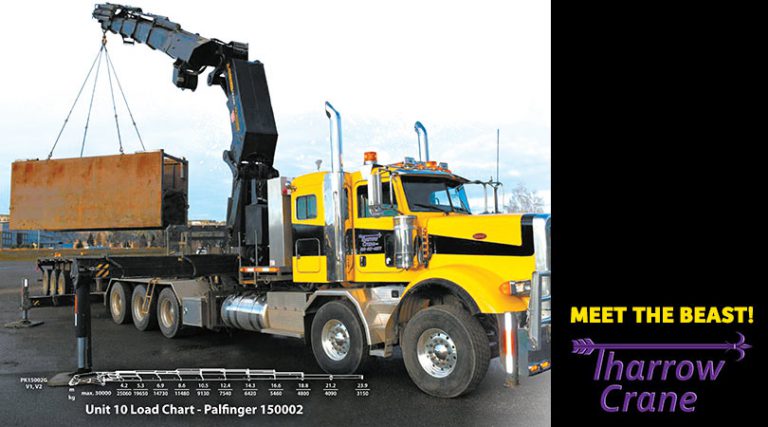 The Beast Has Arrived!- Tharrow Crane Now has the Largest Knuckle Boom Crane in Northern BC