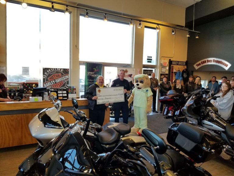 Harley Davidson Raffle raises 70 Grand for Spirit of the North