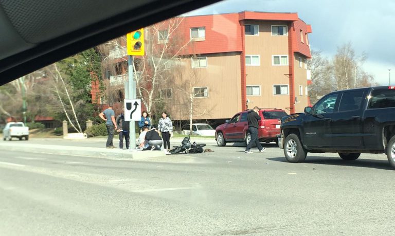 Cyclist in critical condition following collision with vehicle