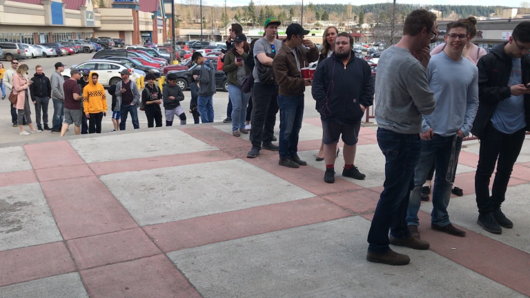 Hundreds line up for Avengers: Endgame