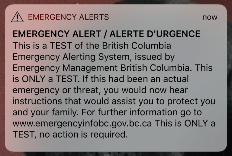 This is a drill: Province tests Alert Ready system