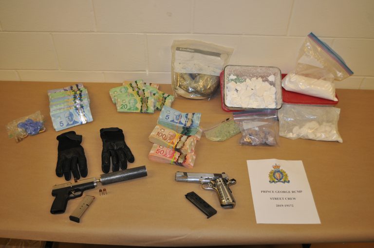 Two suspects arrested in five drug trafficking searches