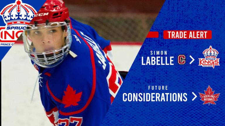 Spruce Kings pick up Simon Labelle from Rockland Nationals