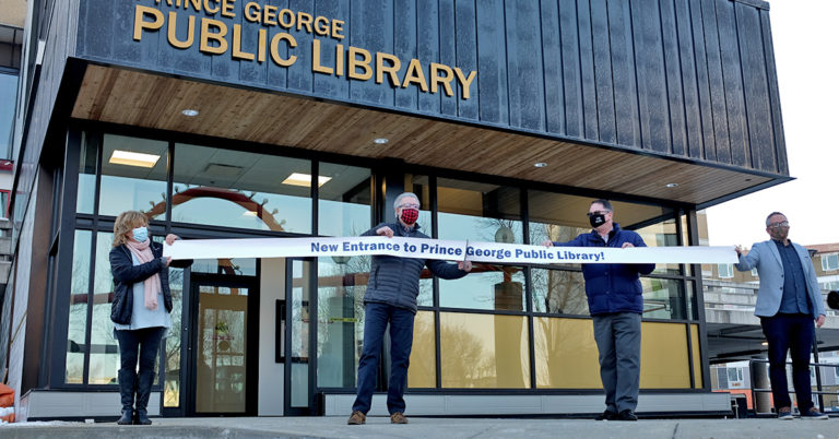 New entrance unveiled for PG Public Library’s Bob Harkins Branch