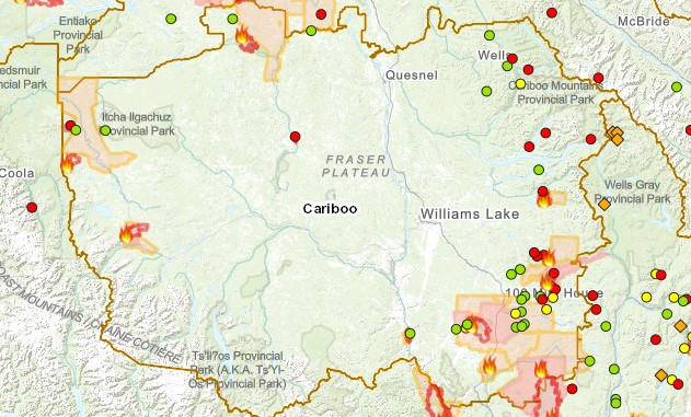 Flat Lake Fire grows to the southeast