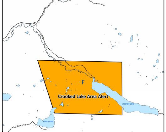 Evacuation Alert issued for Crooked Lake area