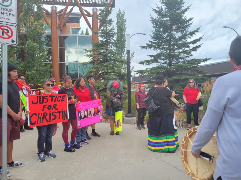 Rally for murdered Indigenous woman takes place in PG