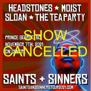 2021 Saints and Sinners Tour cancelled