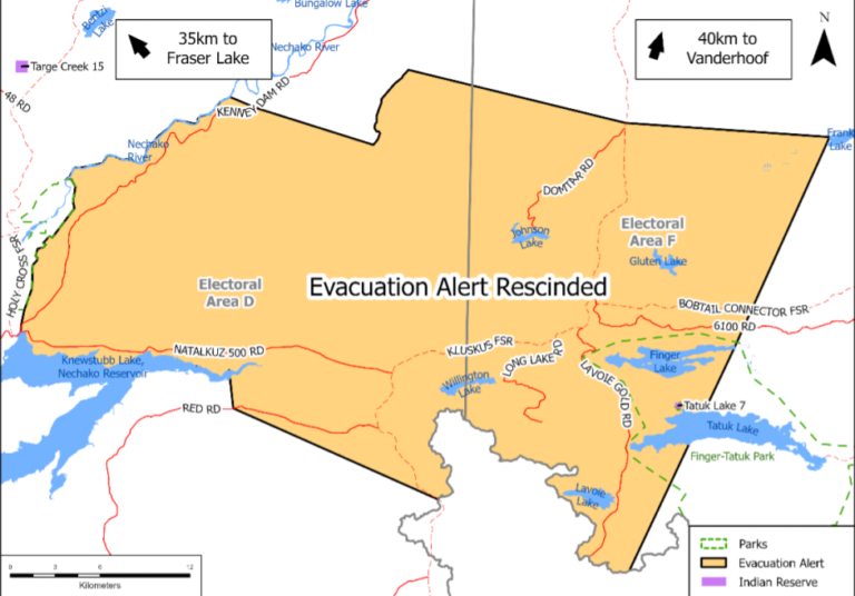 Cutoff Creek Evacuation Alert rescinded